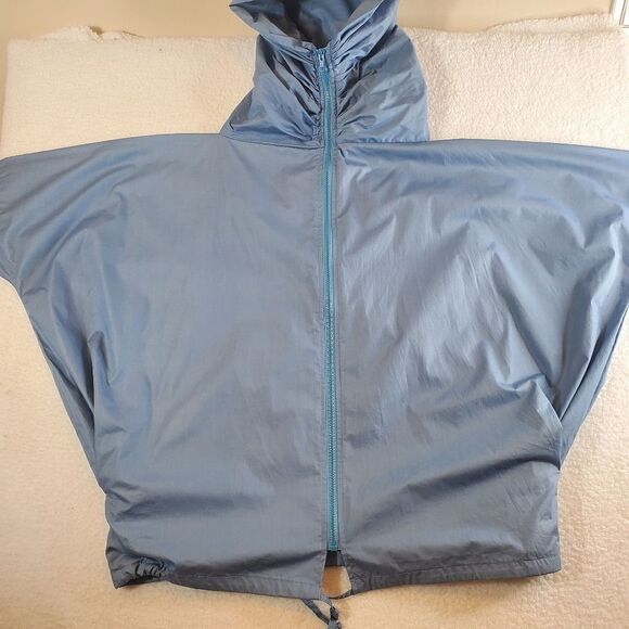 Hooded Poncho Jacket Women's One Size - Picture 17 of 17